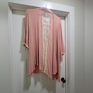 Duster with lace detil
